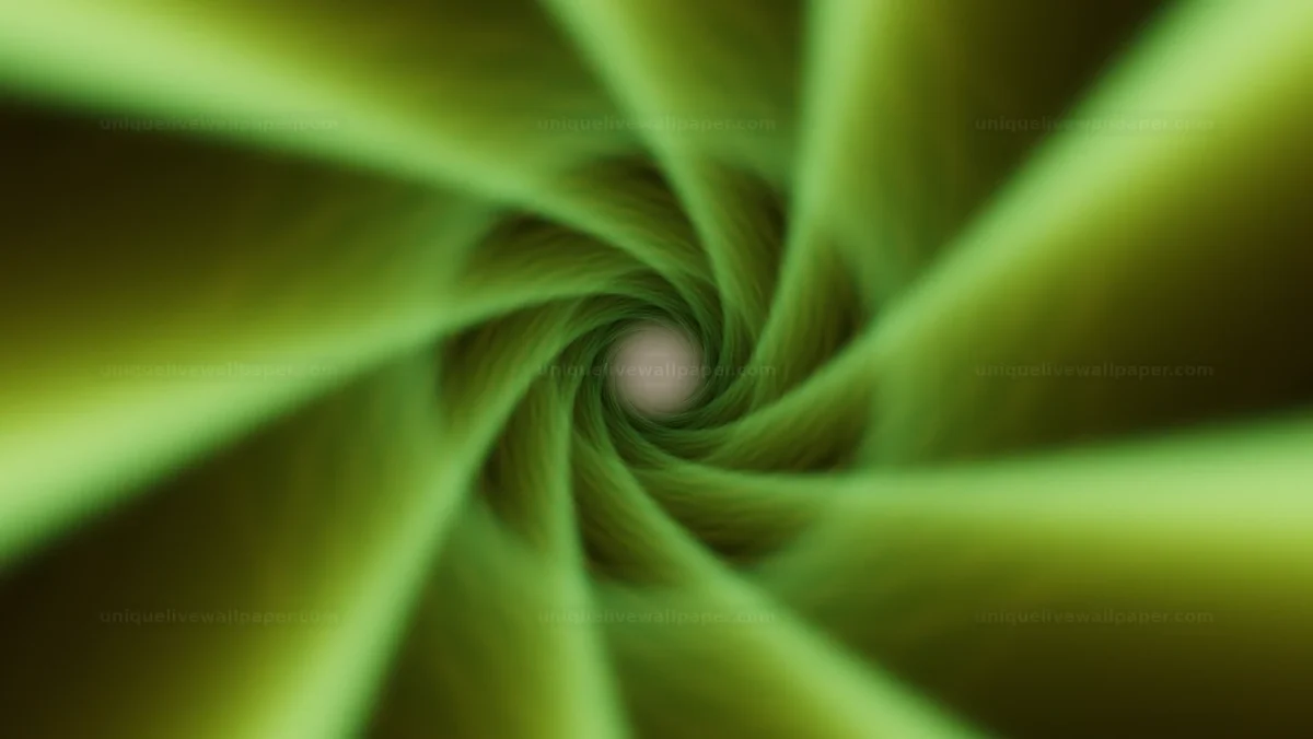 Glowing Green Tunnel Light Streaks Seamless Loop