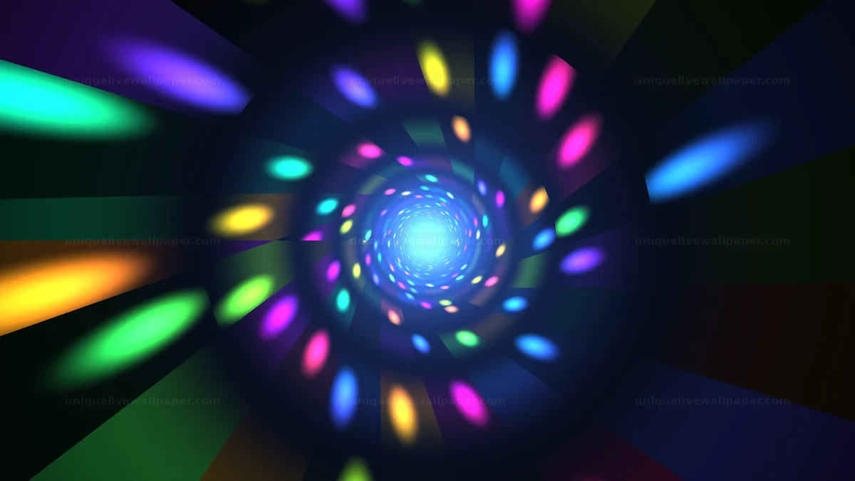 Watermarked thumbnail for Particle Spiral Tunnel Background Seamless Loop