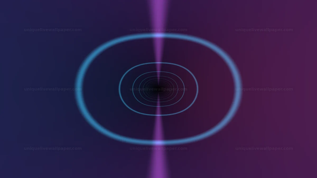 Watermarked thumbnail for Neon galaxy passage background shows light and motion through space