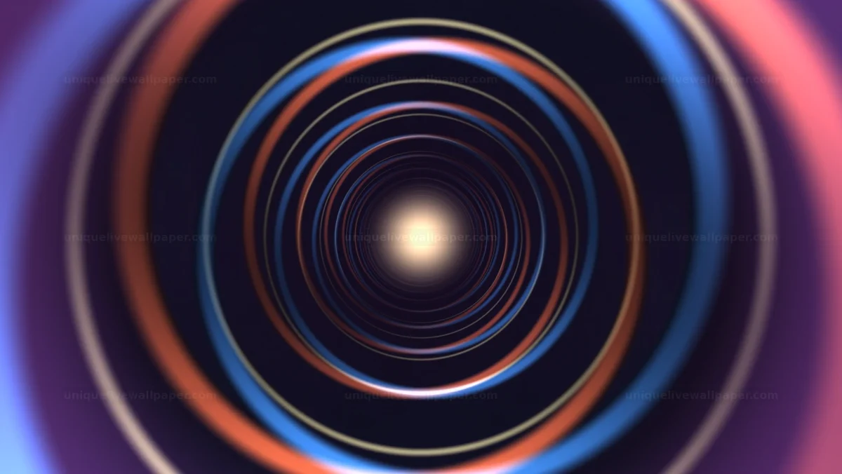 Watermarked thumbnail for Concentric Geometric Ring Tunnel Seamless Loop