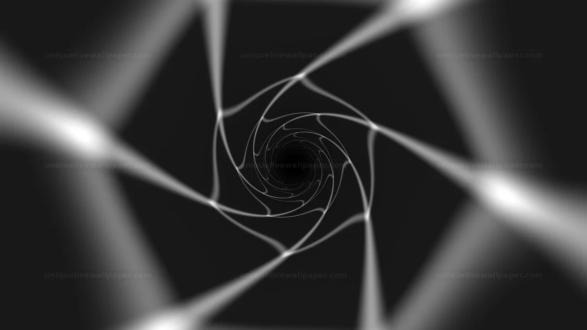 Watermarked thumbnail for Monochrome Optical Illusion Tunnel Background Seamless Loop