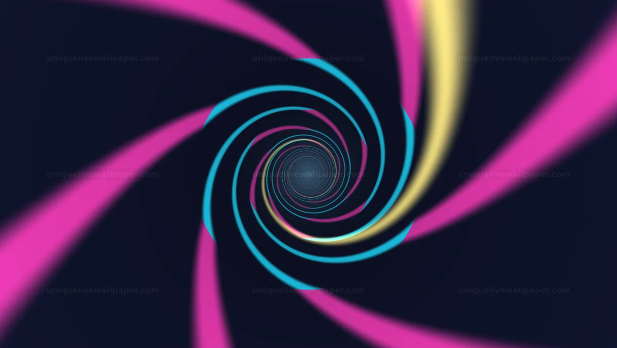 Watermarked thumbnail for Neon Vortex Background Seamless Loop