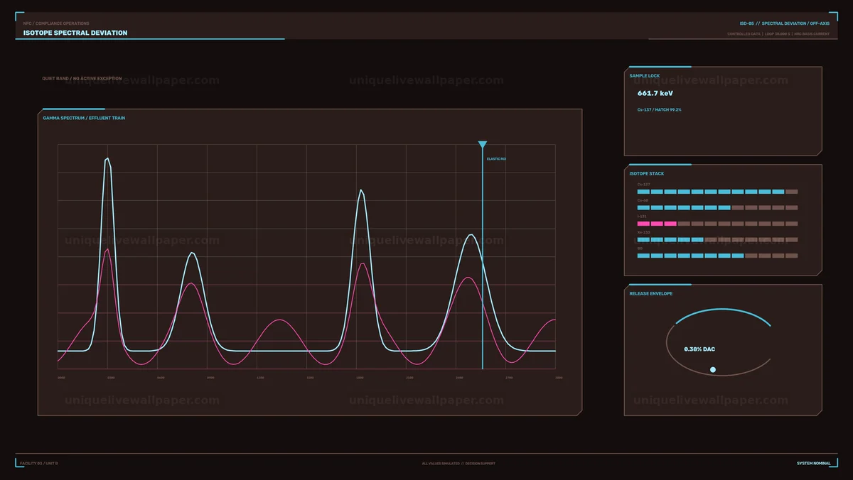 Watermarked thumbnail for Gamma Spectrum Analysis Interface