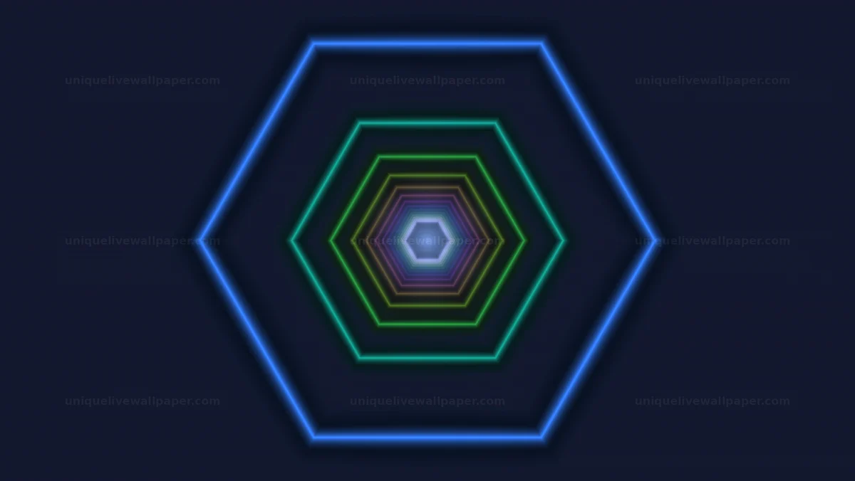 Radiating Tunnel Light Background Seamless Loop