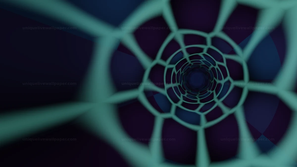 Watermarked thumbnail for Neon Portal with Dark Copy Space Seamless Loop