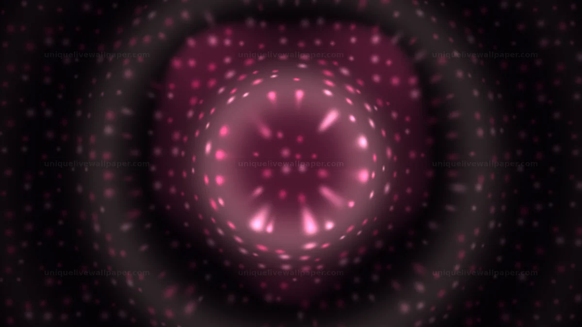 Pink Magenta Particle Sphere Seamless Loop