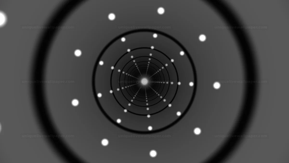 Watermarked thumbnail for Grayscale Circular Data Visualization Seamless Loop