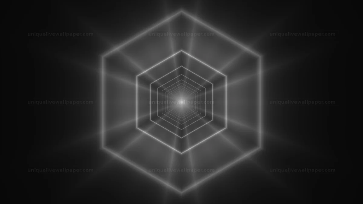 Black and White Abstract Passage Background Seamless Loop
