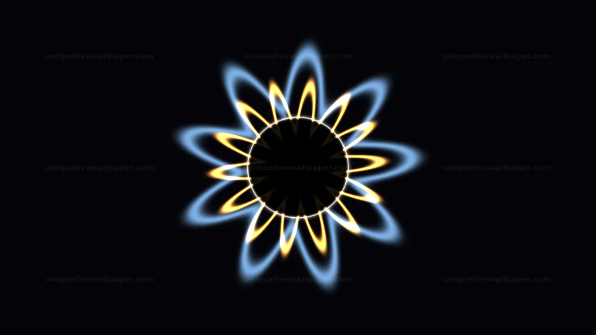 Watermarked thumbnail for Eclipse Light Trails Seamless Loop