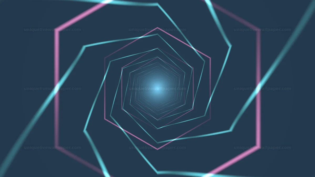 Watermarked thumbnail for Electric Spiral Tunnel Background Seamless Loop