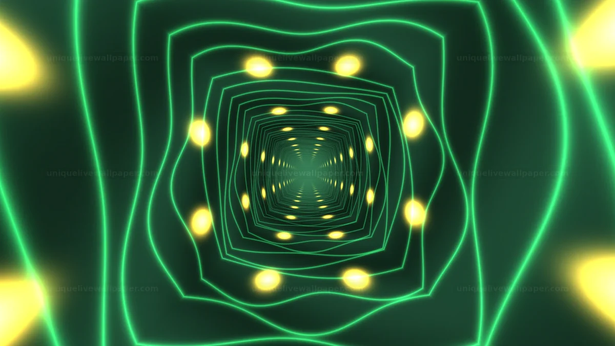 Digital Spacetime Tunnel Background Seamless Loop