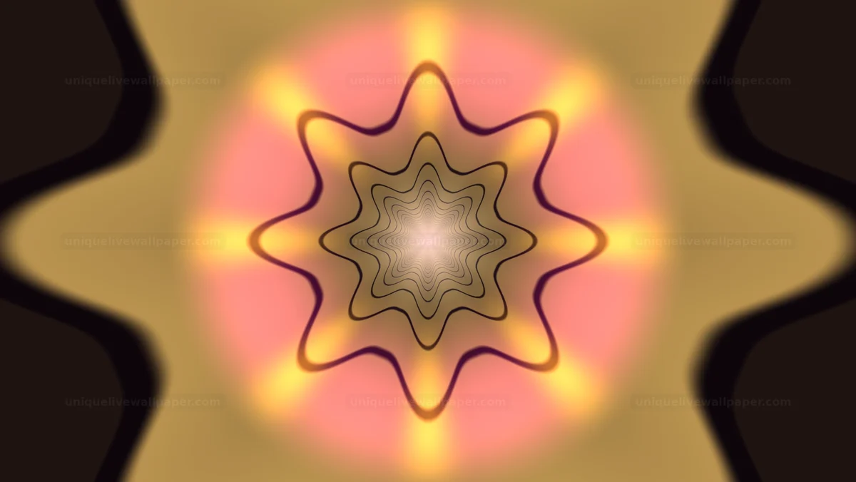 Glowing Concentric Portal Background Seamless Loop