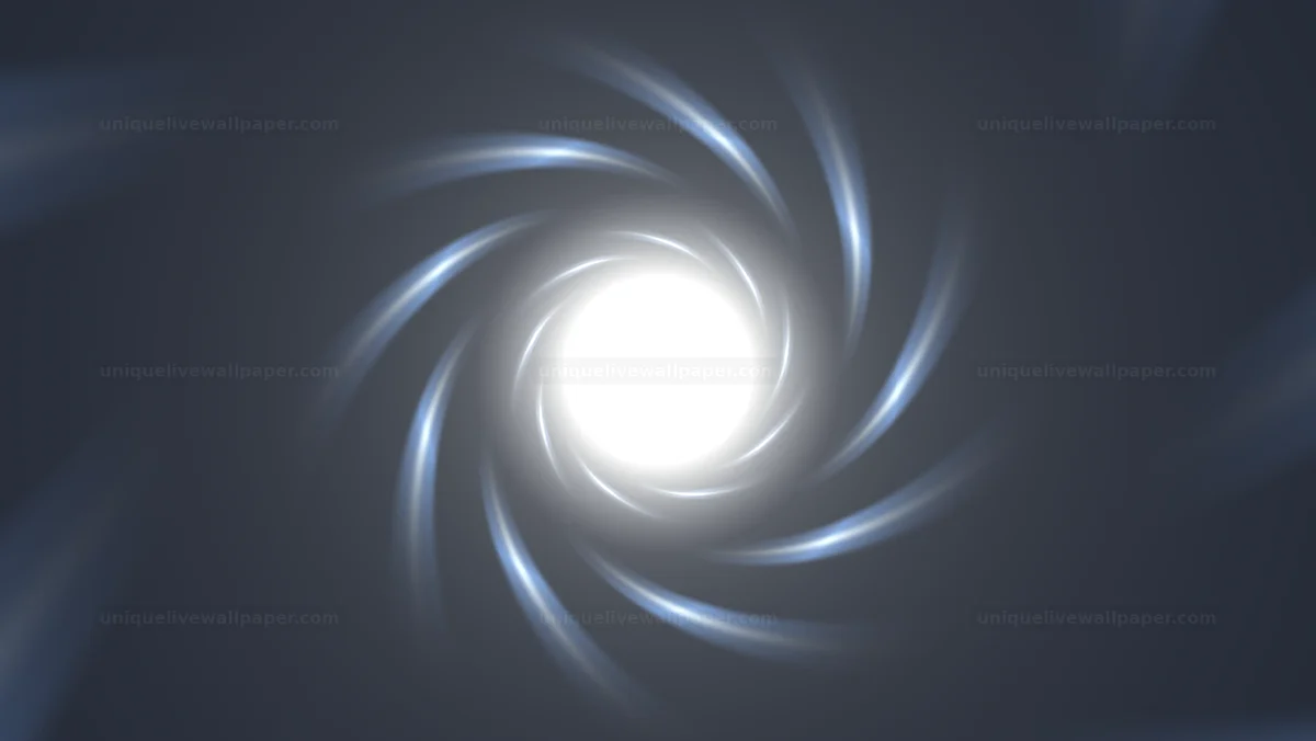 Spiral Tunnel with Bright Center Seamless Loop