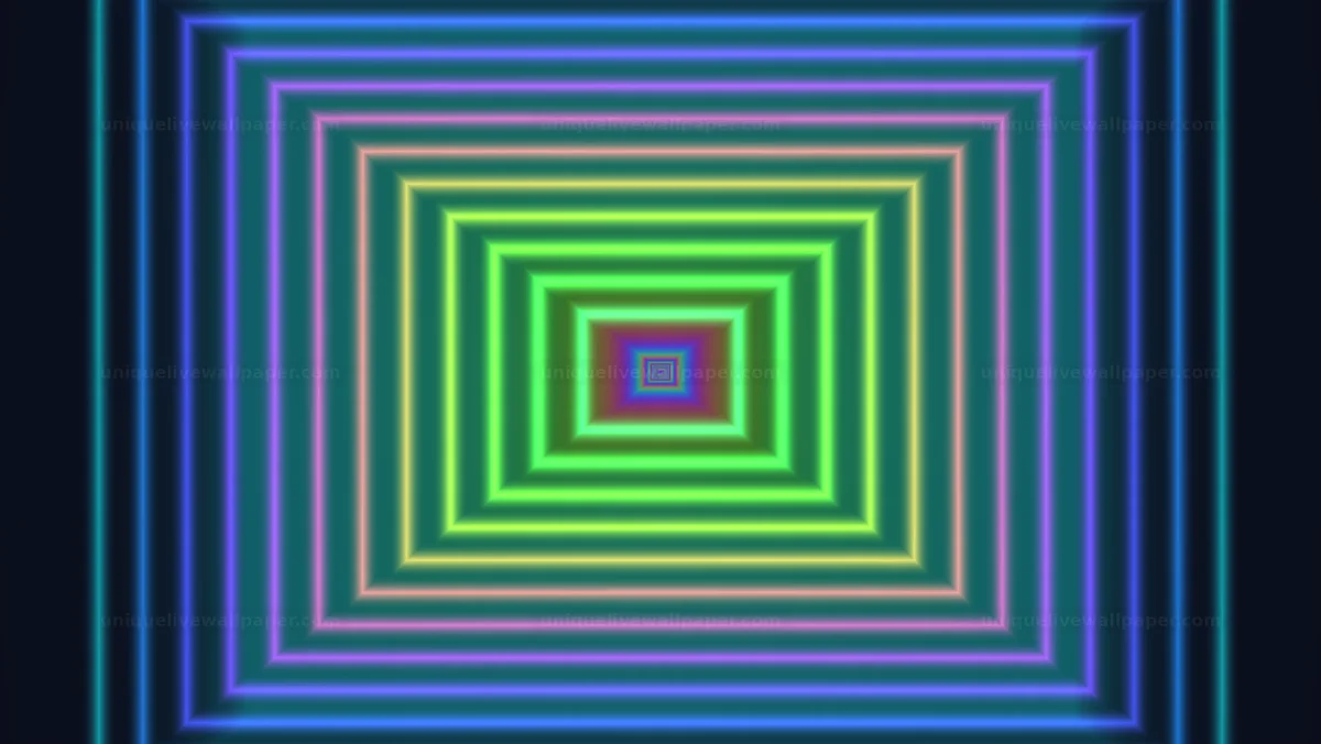 Colorful Wormhole Travel Tunnel Seamless Loop