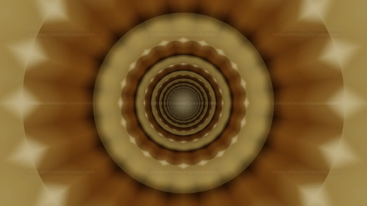 Watermarked thumbnail for Golden Concentric Tunnel Background Seamless Loop