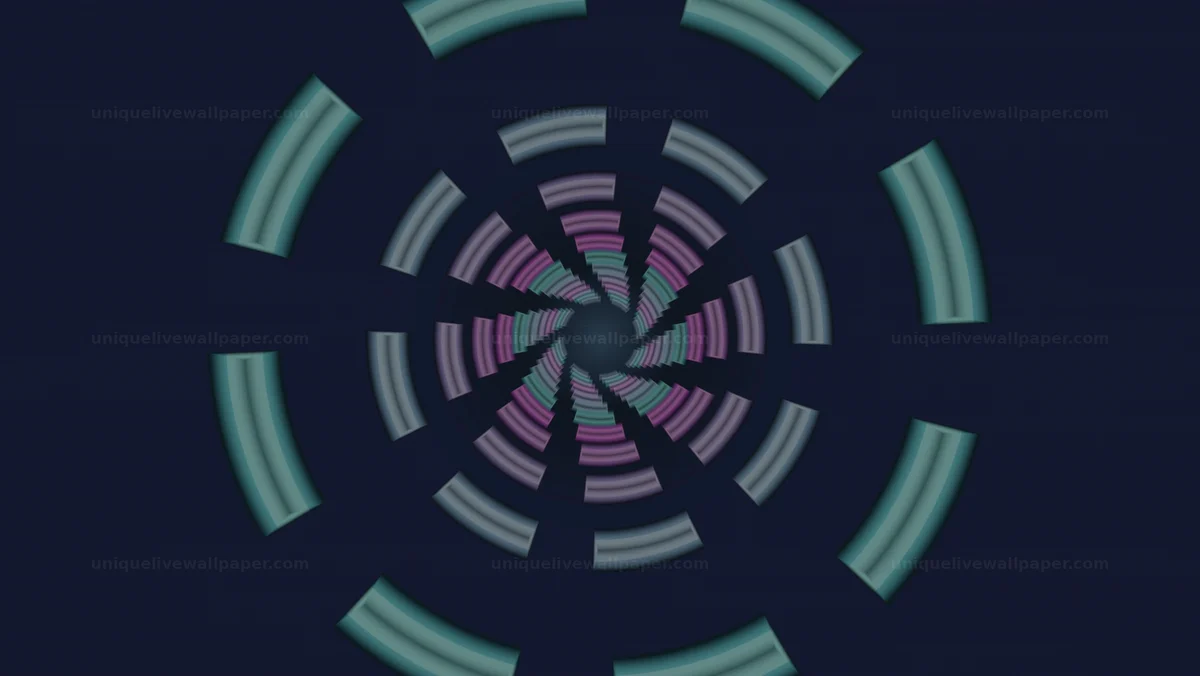 Abstract Neon Tube Flight Background Seamless Loop