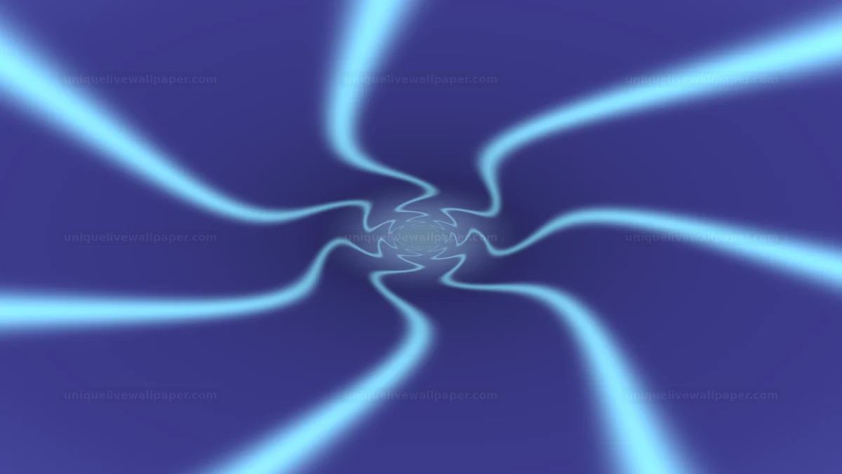 Blue Portal Opening Tunnel Seamless Loop