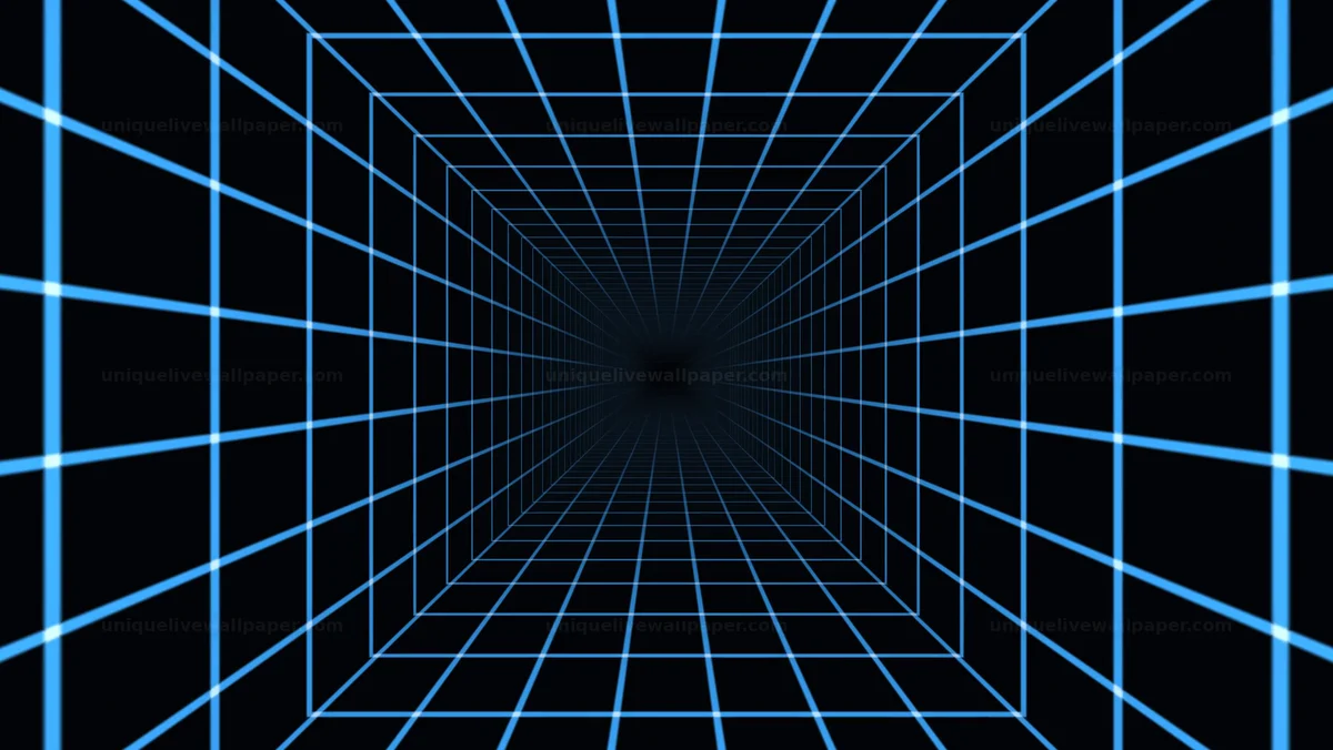 Watermarked thumbnail for Digital Wormhole Journey Background Seamless Loop