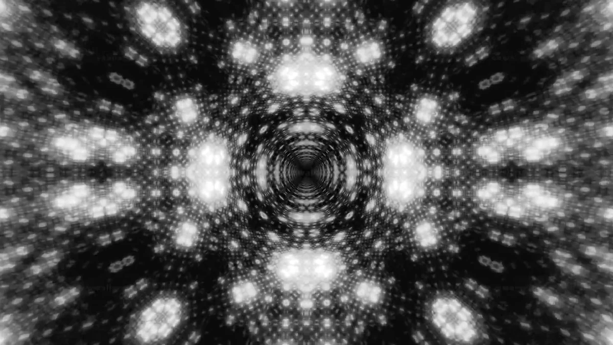 Monochrome Inward Motion Tunnel Loop — Monochrome inward motion tunnel