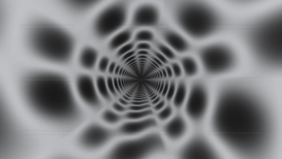 Monochrome Elegant Tunnel Background Seamless Loop