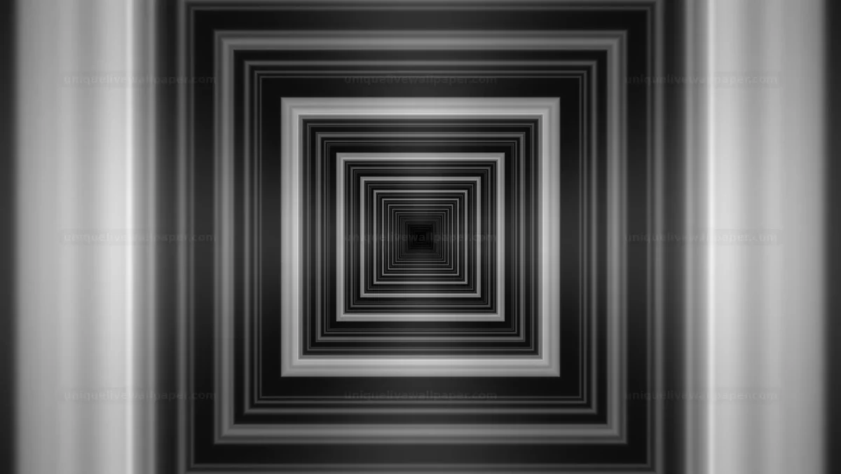 Watermarked thumbnail for Monochrome Inward Motion Tunnel Loop — Monochrome inward motion tunnel