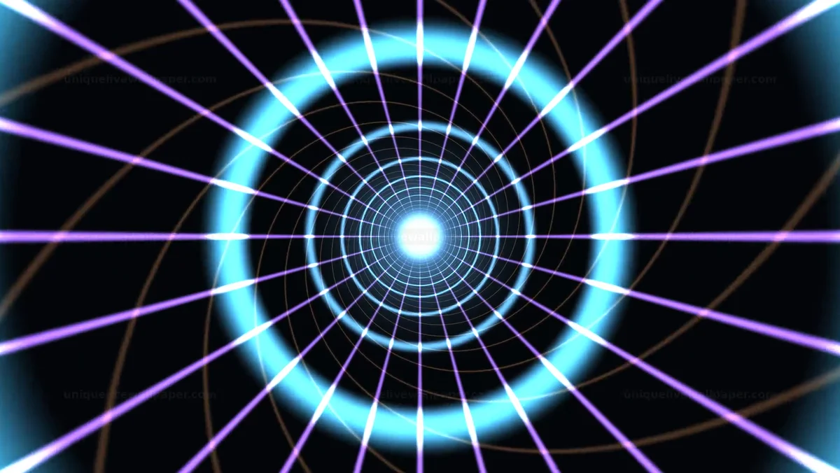 Watermarked thumbnail for Radiating Tunnel Light Background Seamless Loop