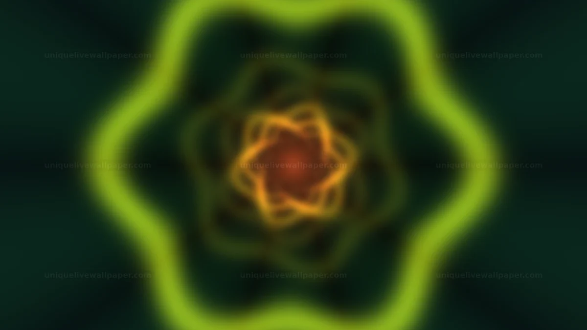 Glowing Concentric Vortex Background Seamless Loop