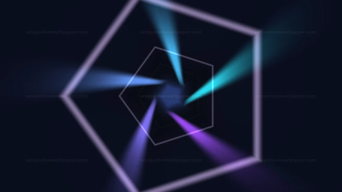 Seamless Neon Vortex Background — neon vortex background creates dynam
