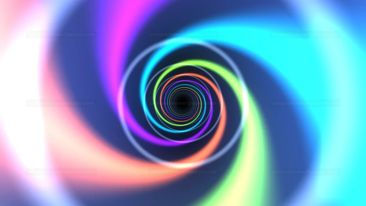 Watermarked thumbnail for Neon Motion Blur Tunnel Background Seamless Loop