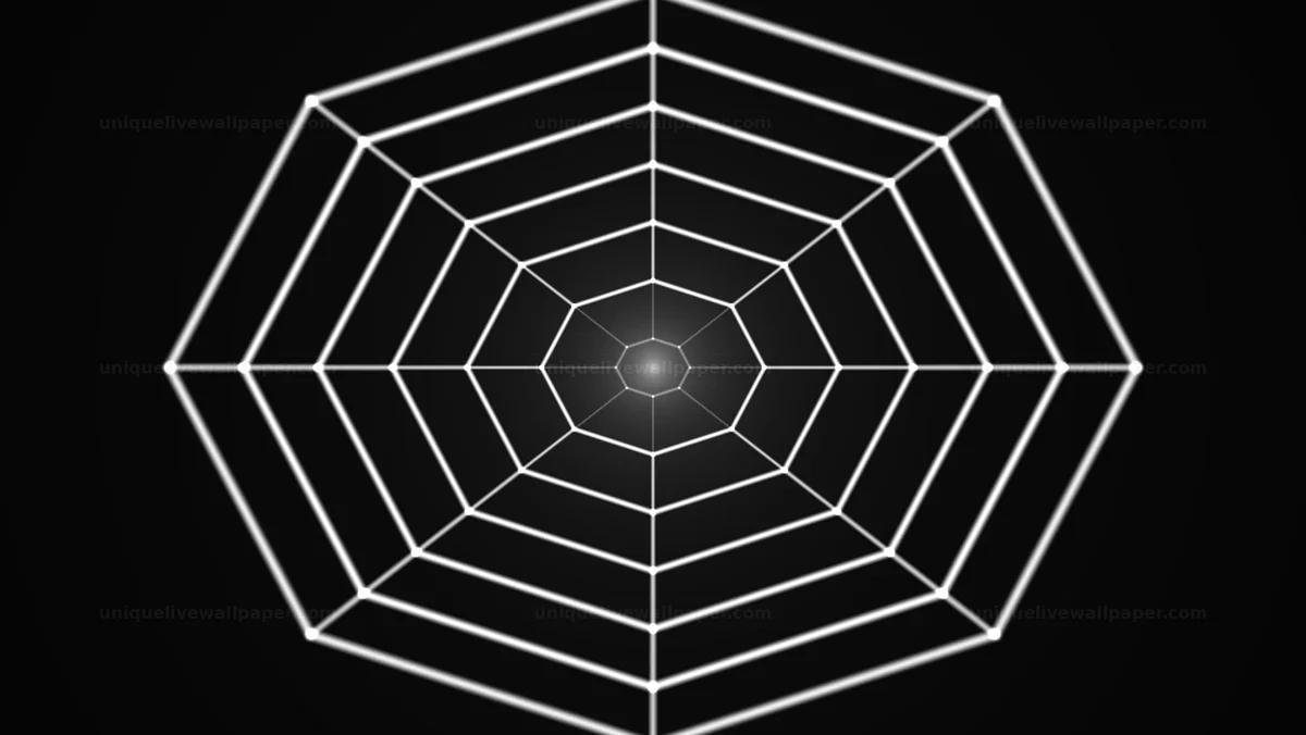 Black and White Retro Tunnel Background Seamless Loop