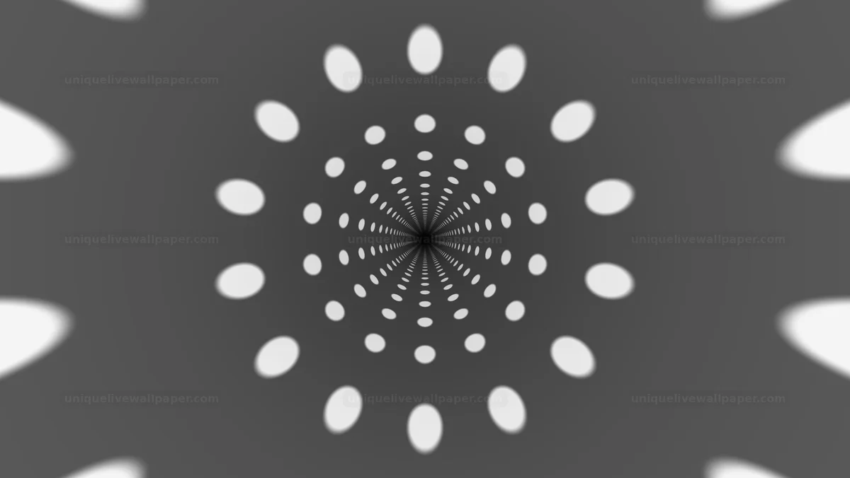 Watermarked thumbnail for Black and White Outward Motion Tunnel Seamless Loop