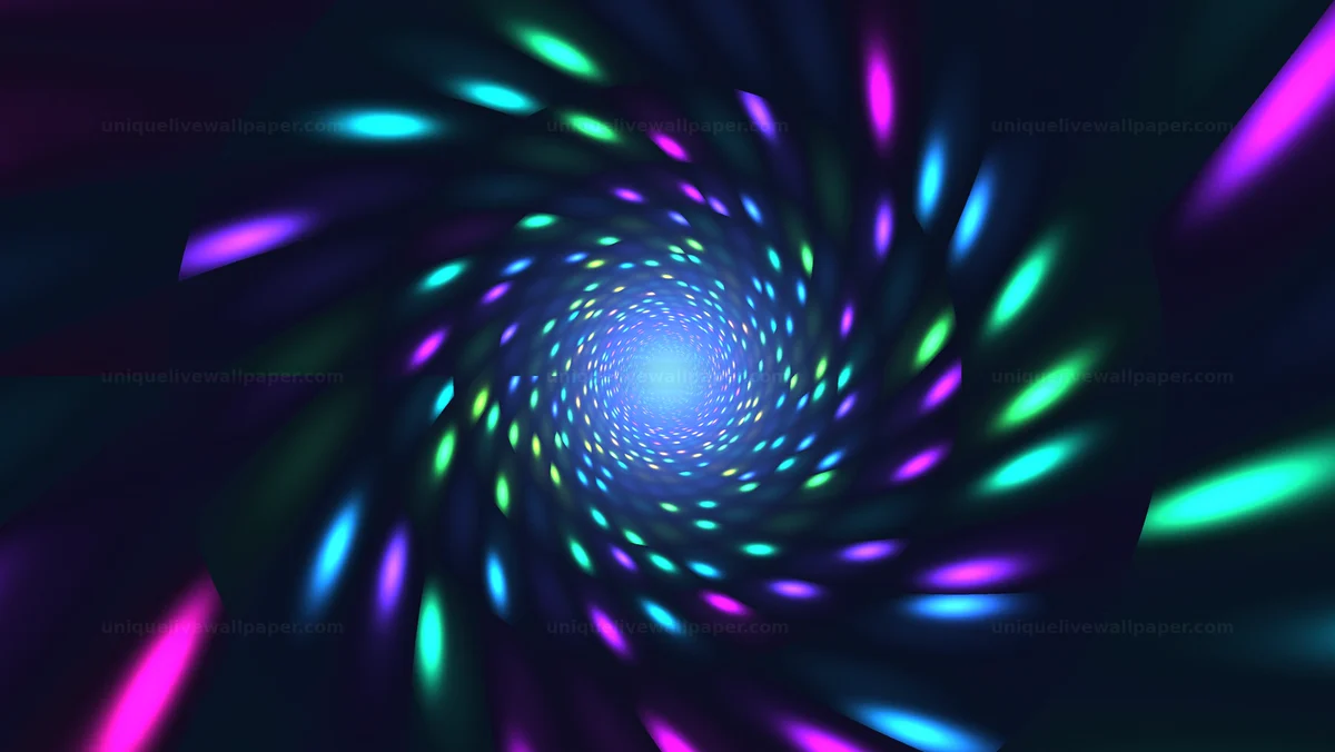 Particle Spiral Tunnel Background Seamless Loop