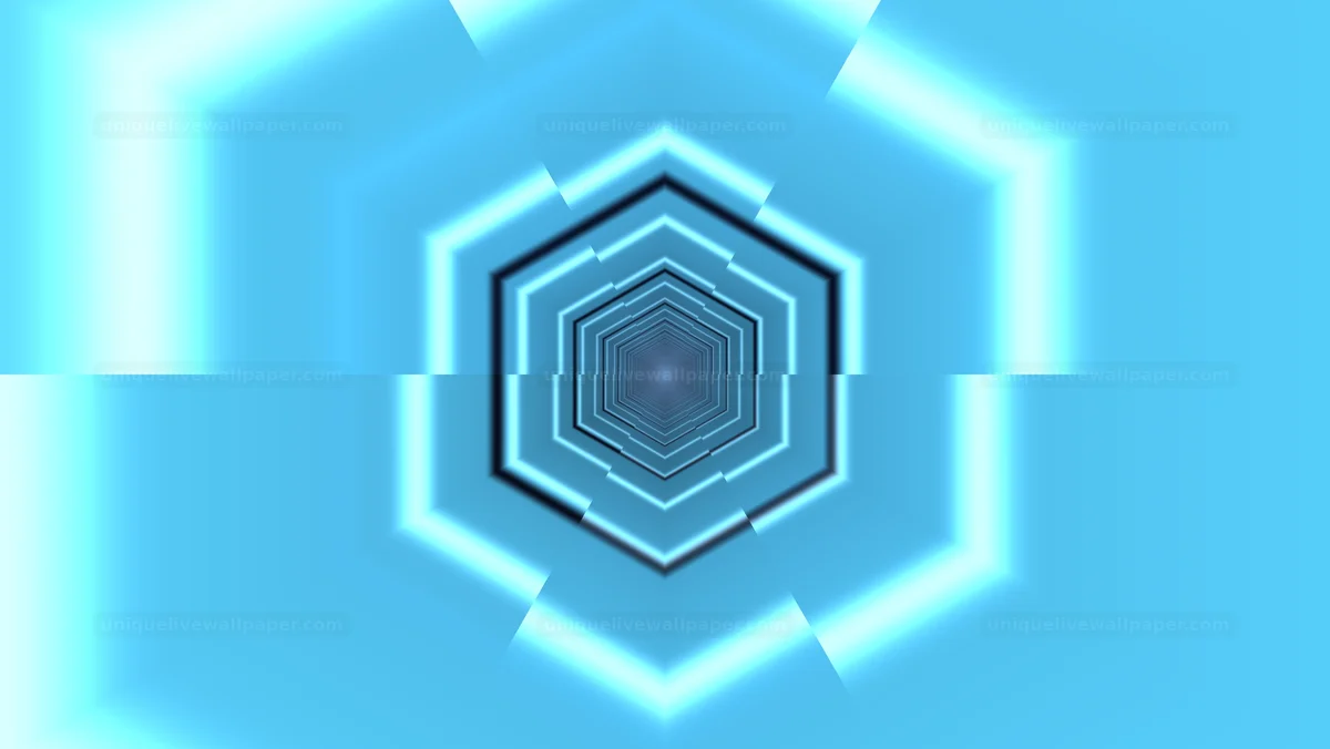 Blue Plasma Tunnel Background Seamless Loop