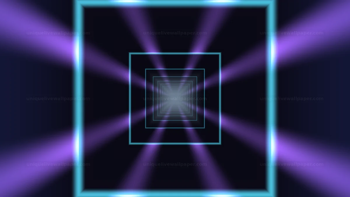 Neon Motion Blur Corridor Background Seamless Loop