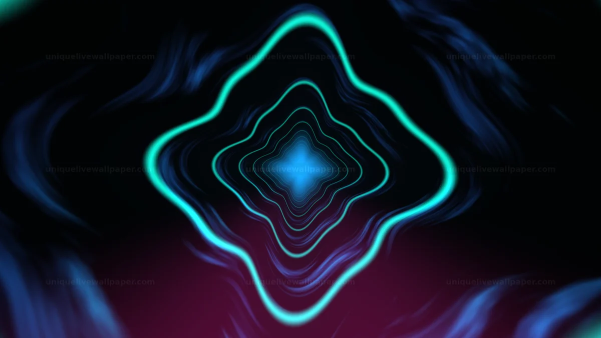 Futuristic Portal Flight Background Seamless Loop
