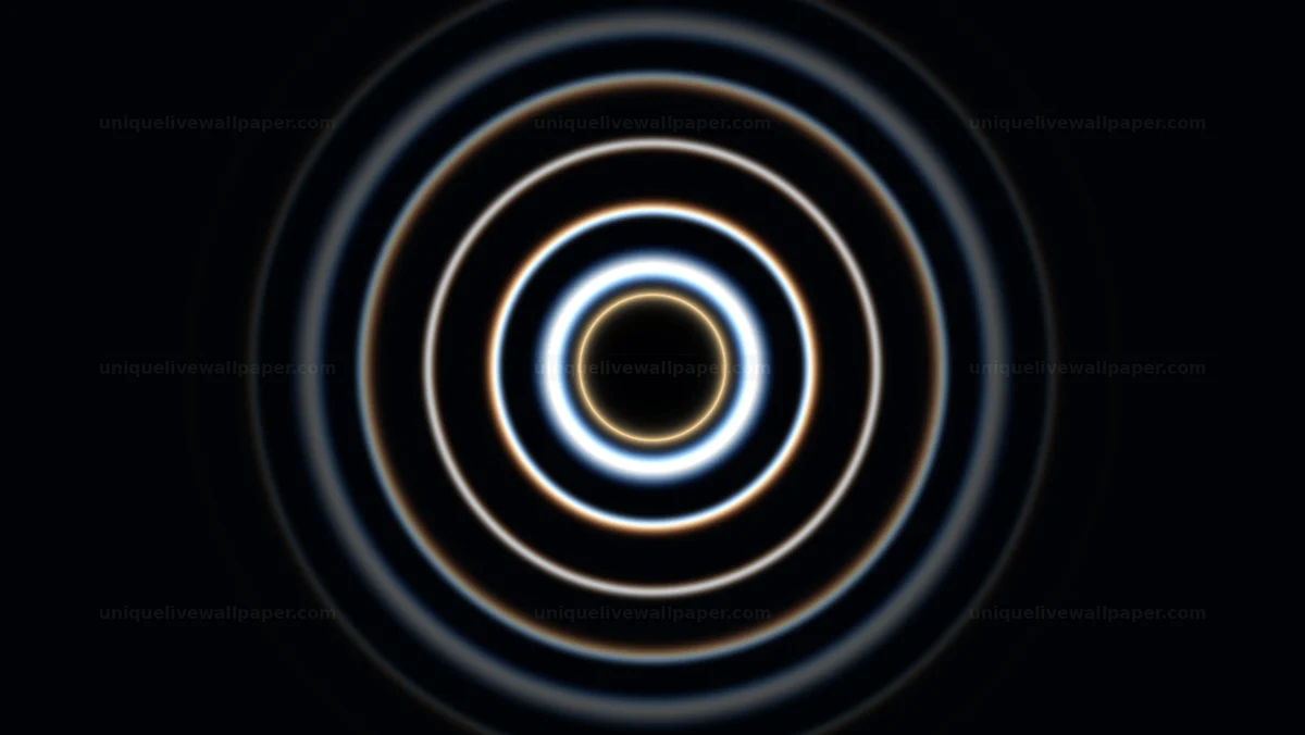 Watermarked thumbnail for Concentric Glowing Rings Seamless Loop