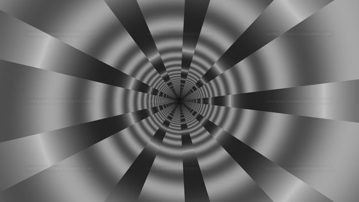 Monochrome Radial Tunnel Background Seamless Loop