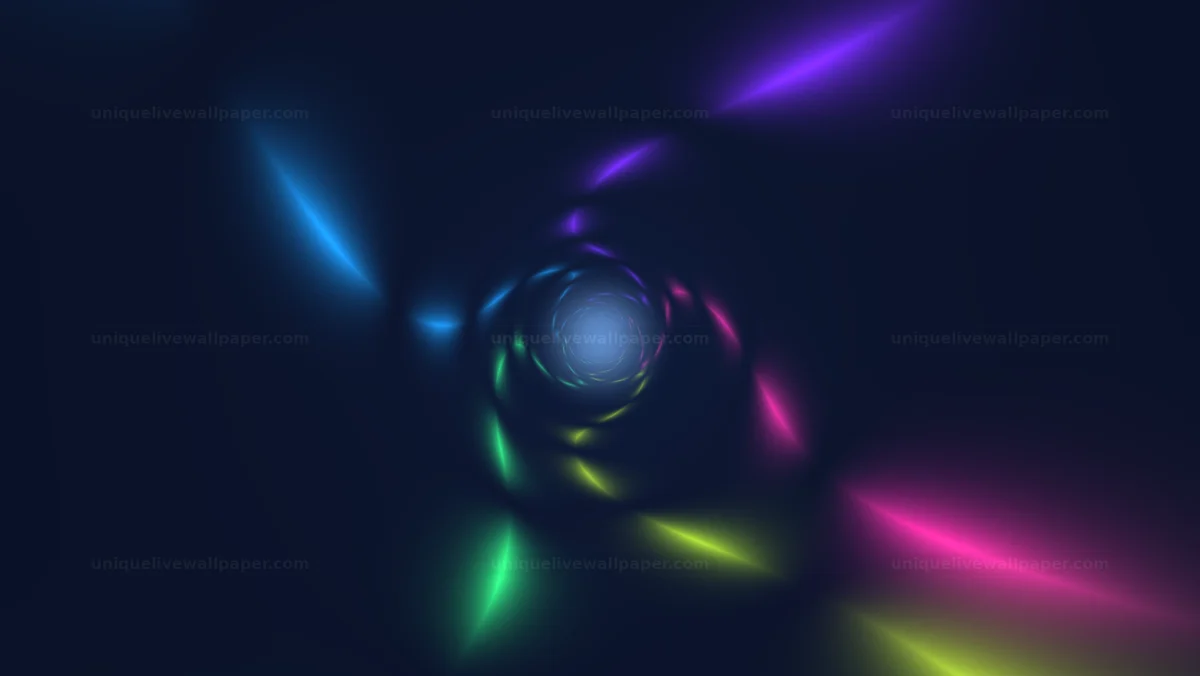 Neon Warp Field Overlay Seamless Loop