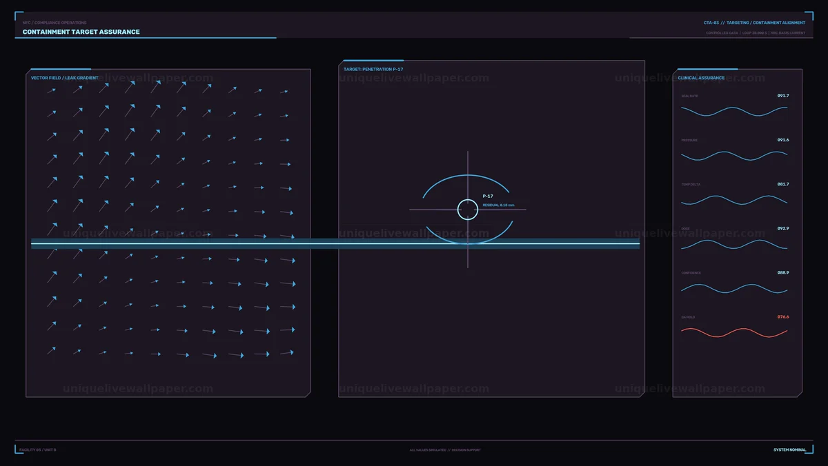 Watermarked thumbnail for Futuristic Containment Monitoring HUD