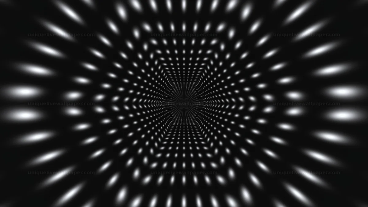 Monochrome Elegant Tunnel Background Seamless Loop