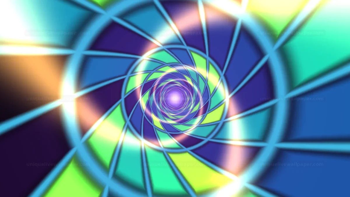 Spiral Beam Sweep Overlay Seamless Loop
