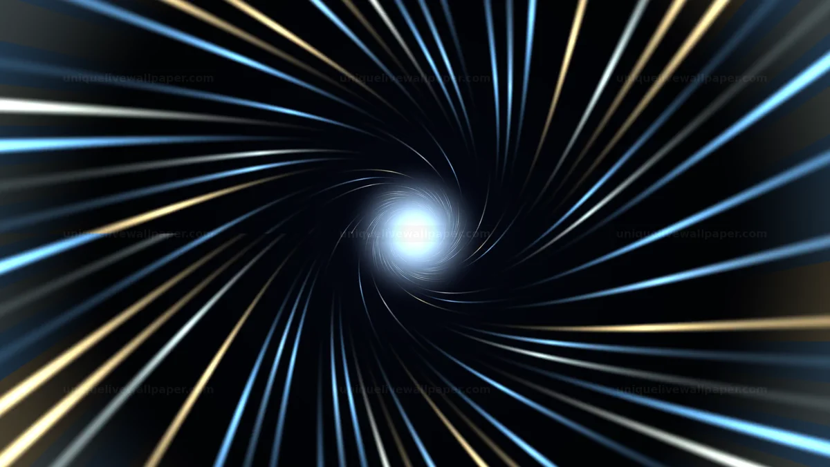 Watermarked thumbnail for Spiral Geometric Light Tunnel Seamless Loop