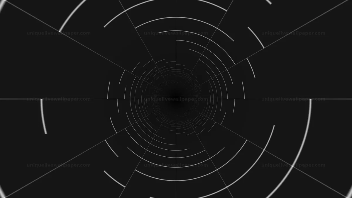 Watermarked thumbnail for Grayscale Geometric Vortex Background Seamless Loop