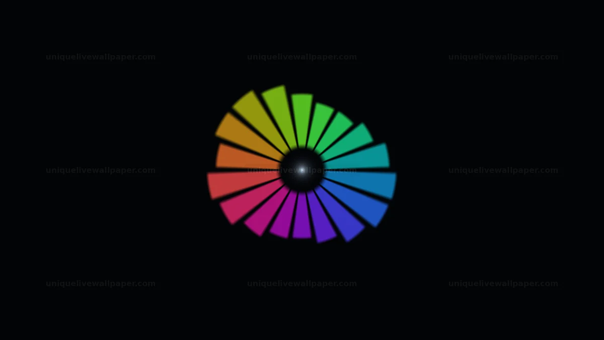 Colorful Abstract Data Visualization Seamless Loop