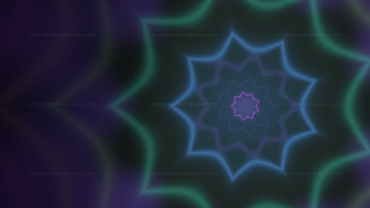 Watermarked thumbnail for Neon Portal with Dark Copy Space Seamless Loop