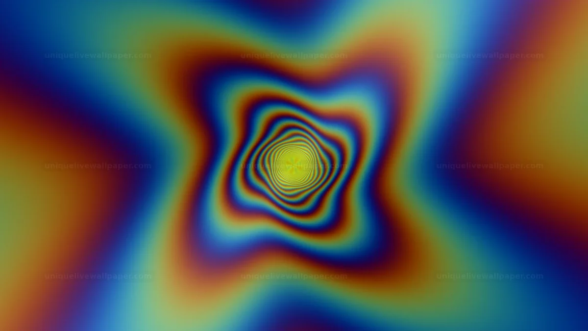 Watermarked thumbnail for Abstract Colorful Concentric Tunnel Seamless Loop