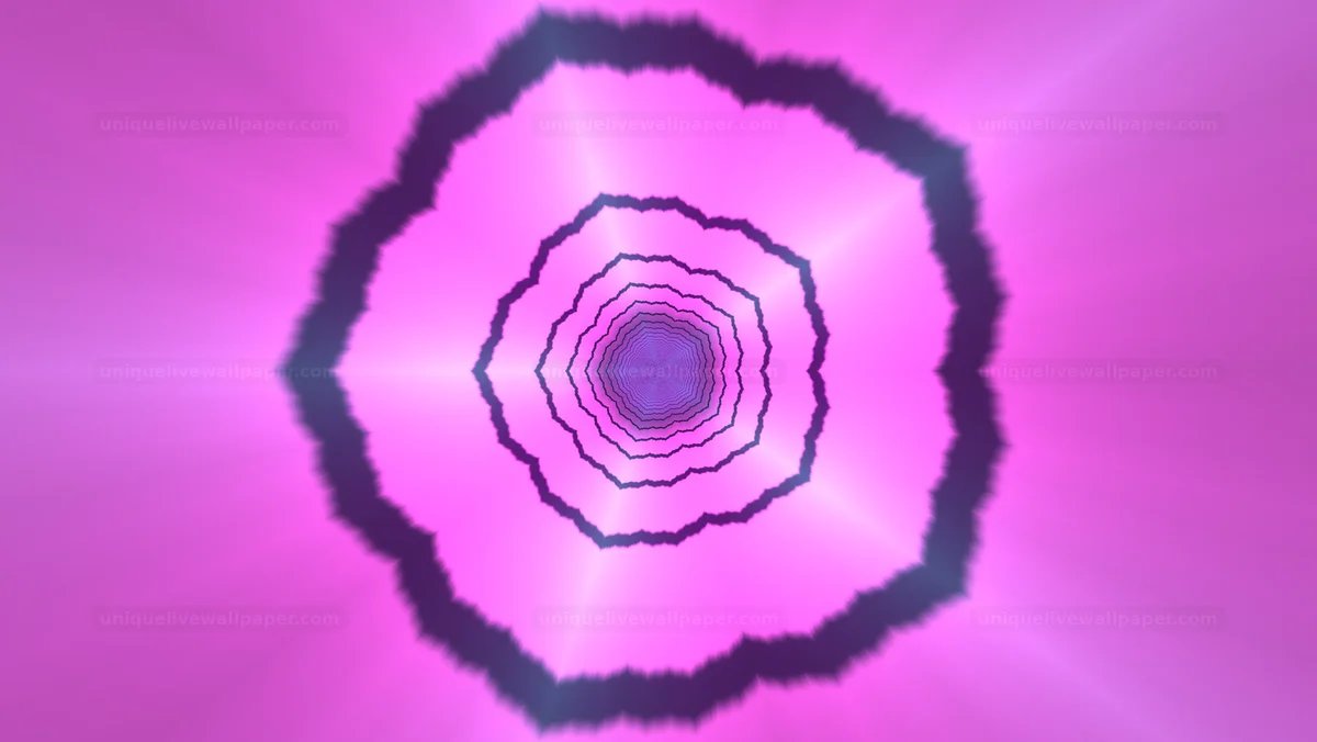 Watermarked thumbnail for Neon Fractal Tunnel Background Seamless Loop