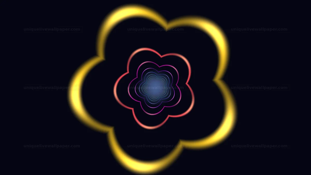 Watermarked thumbnail for Neon Spiral Vortex Background Seamless Loop