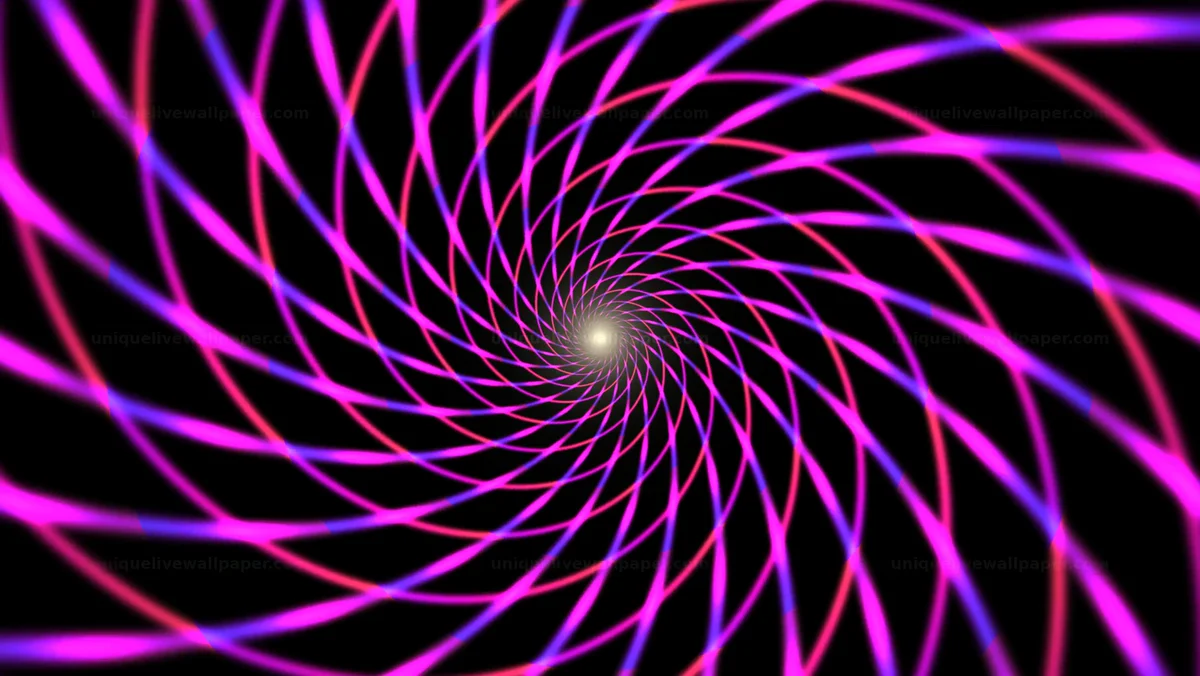 Organic Spiral Vortex Background Seamless Loop