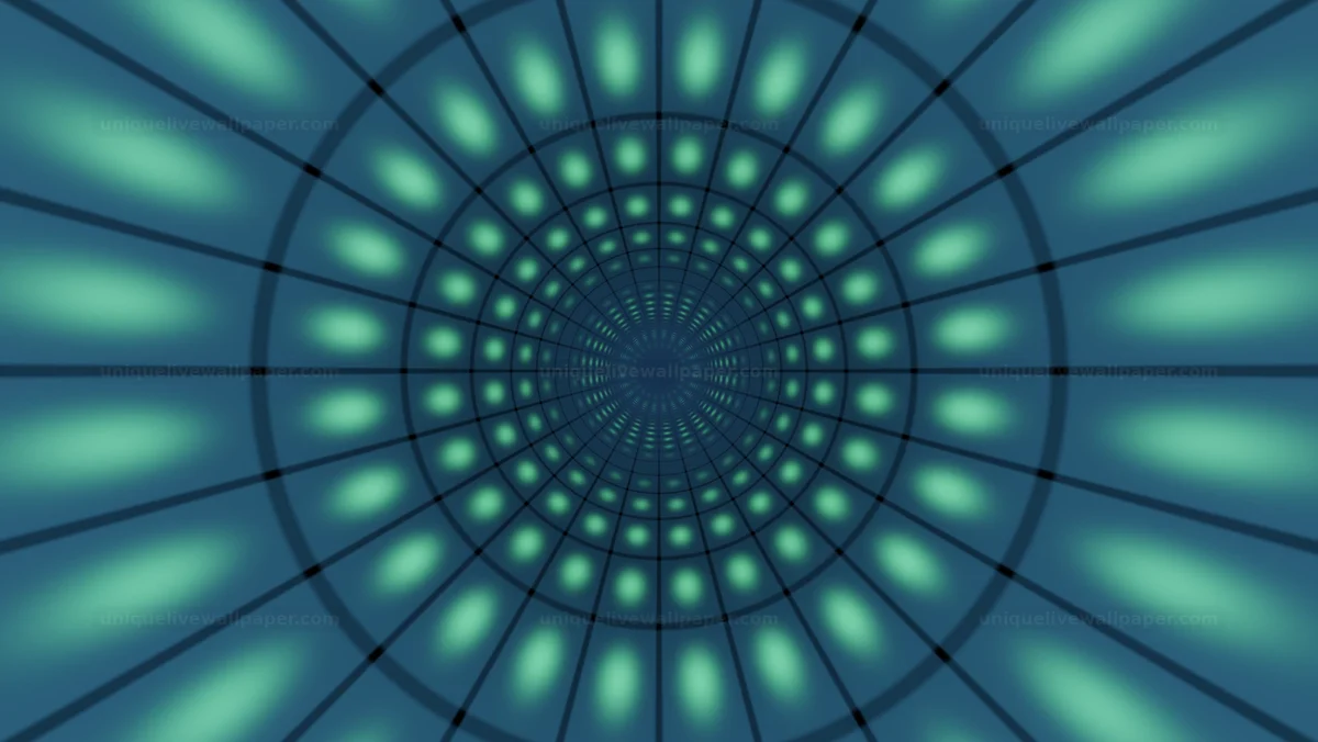 Glowing Tunnel Light Streaks Seamless Loop